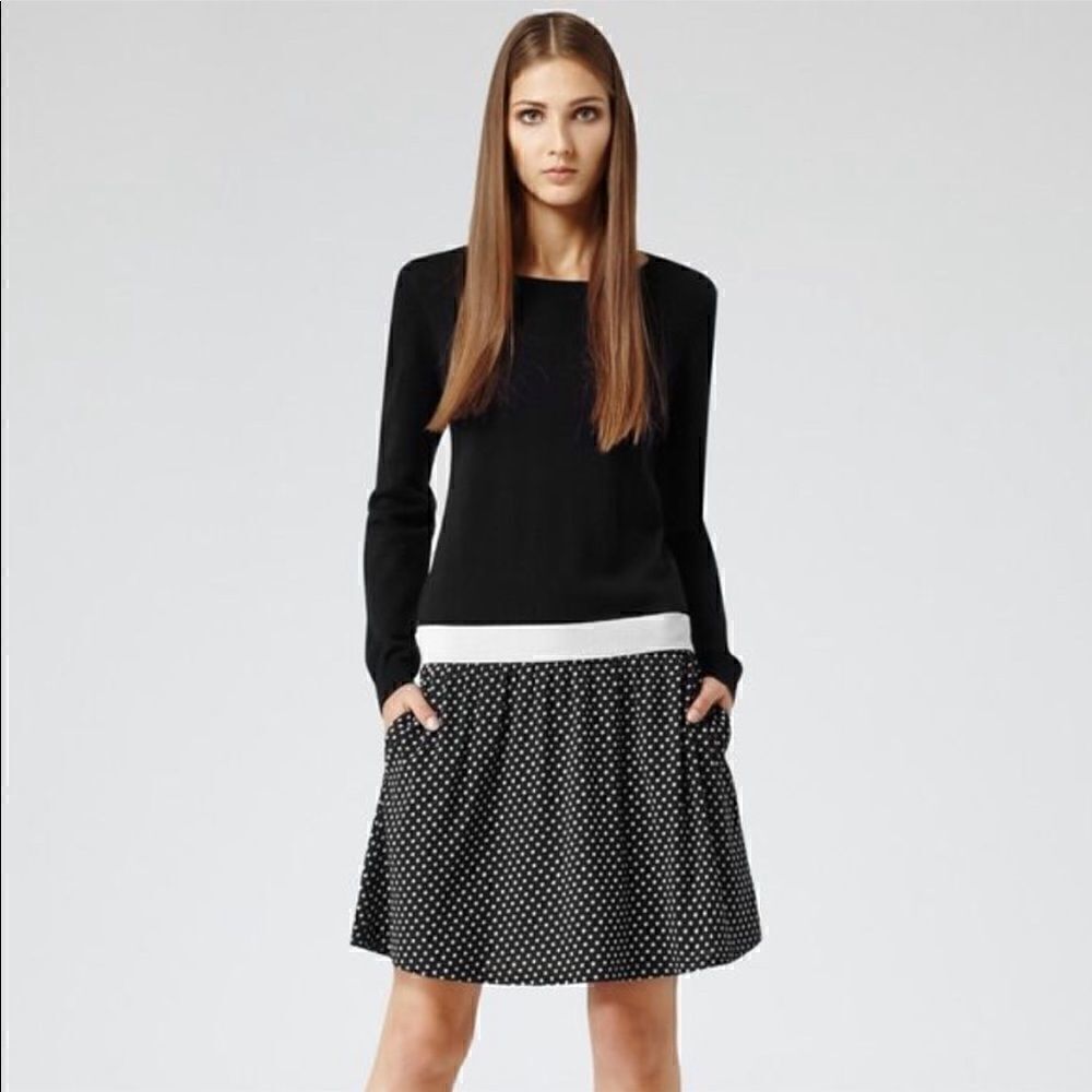 𝅺euc Reiss Houston wool sweater dress US size 8